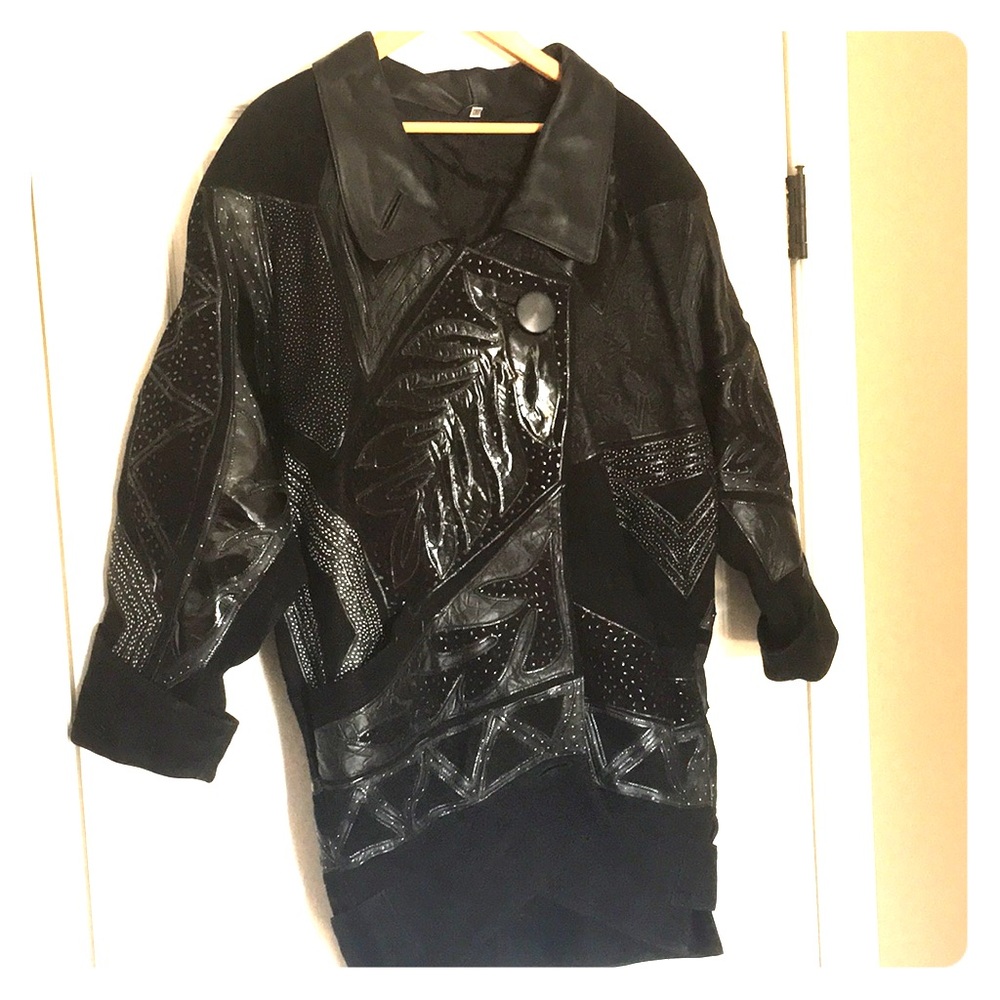 VINTAGE!!! Michael Jackson inspired leather!!!